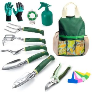 9-Piece Essential Garden Tote Kit