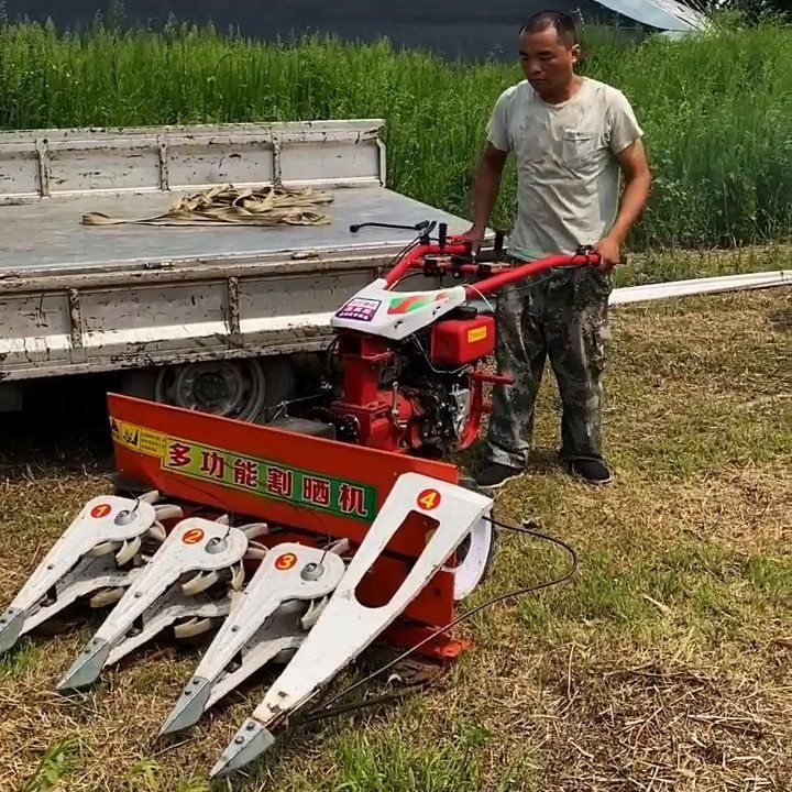Heavy-Duty Red Reaper Binder Machine